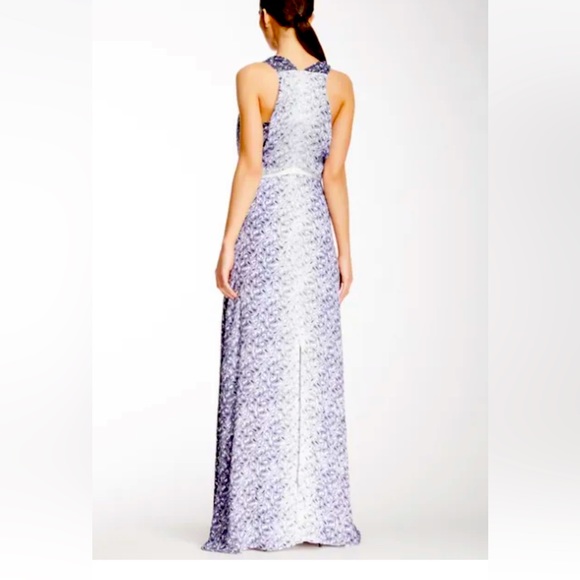Yigal Azrouel Ombre Paisley Georgette 100% Silk MAXI Dress Gown. - Picture 2 of 11